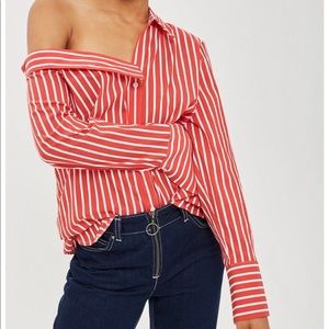 Topshop One Shoulder Shirt